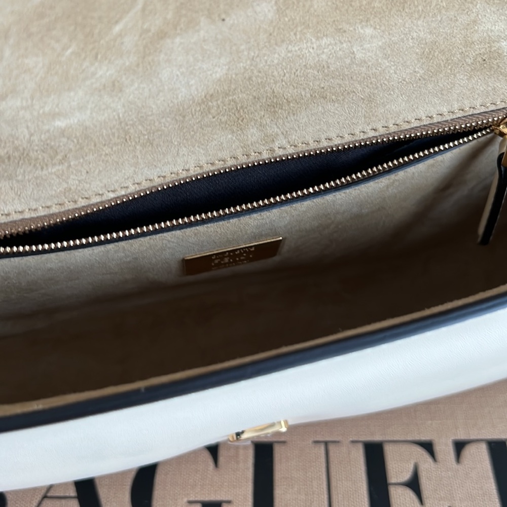NWT！ FENDI vitello metal stitch baguette bag - Picture 5 of 7